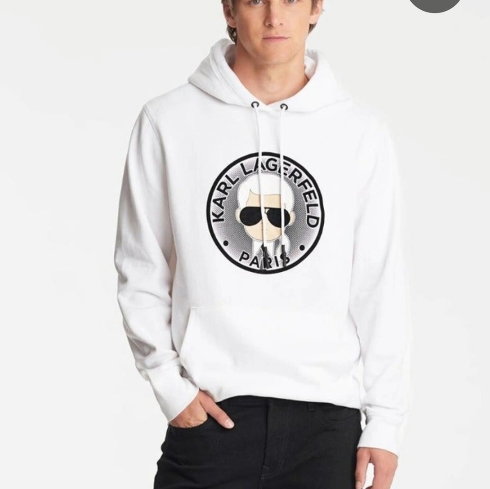 Karl lagerfeld sweatshirt hoodie size m